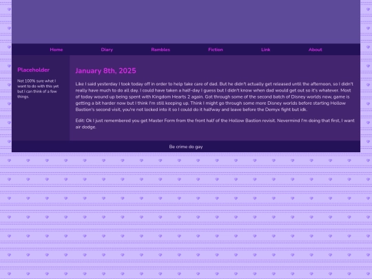 Diary/January 2025/January_8th_2025 screenshot
