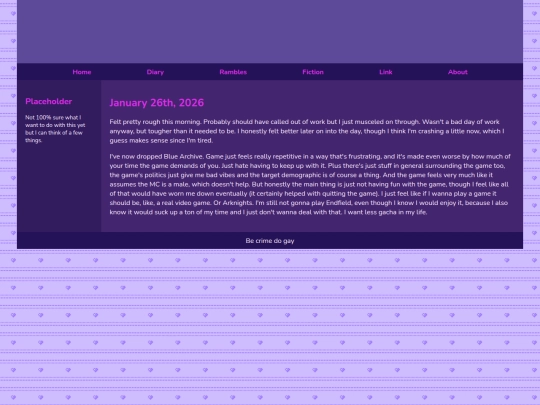 Diary/January 2026/January_26th_2026 screenshot
