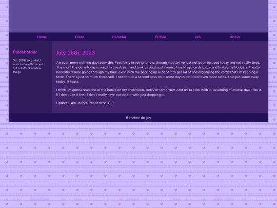Diary/July 2023/July_16th_2023 screenshot