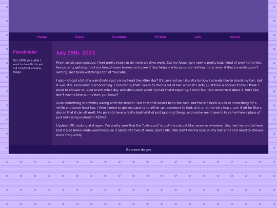 Diary/July 2023/July_19th_2023 screenshot