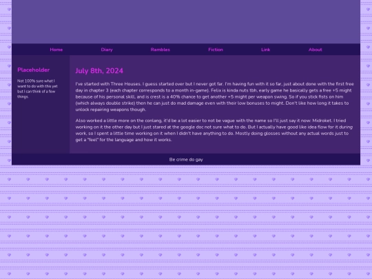Diary/July 2024/July_8th_2024 screenshot