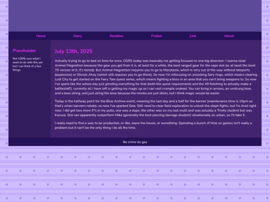 Diary/July 2025/July_13th_2025 screenshot