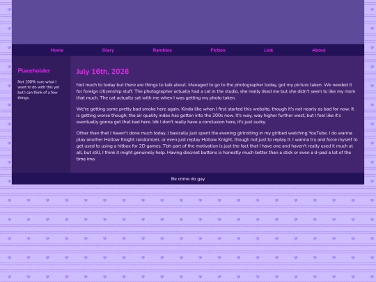 Diary/July 2026/July_16th_2026 screenshot