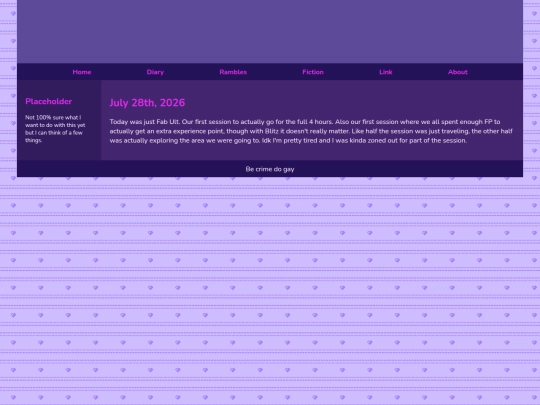 Diary/July 2026/July_28th_2026 screenshot