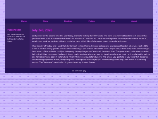 Diary/July 2026/July_3rd_2026 screenshot