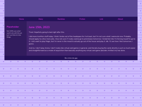 Diary/June 2023/June_15th_2023 screenshot