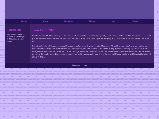 Diary/June 2023/June_17th_2023 screenshot
