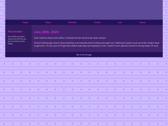 Diary/June 2024/June_26th_2024 screenshot