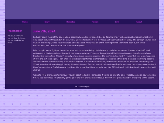 Diary/June 2024/June_7th_2024 screenshot