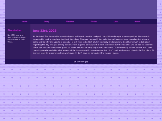 Diary/June 2025/June_23rd_2025 screenshot
