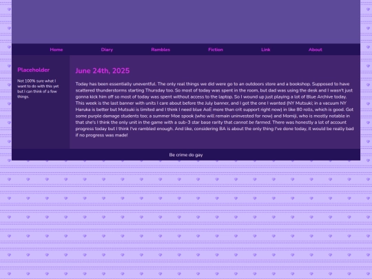 Diary/June 2025/June_24th_2025 screenshot