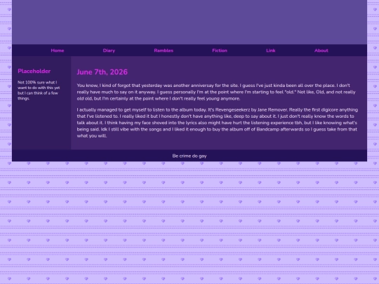Diary/June 2026/June_7th_2026 screenshot