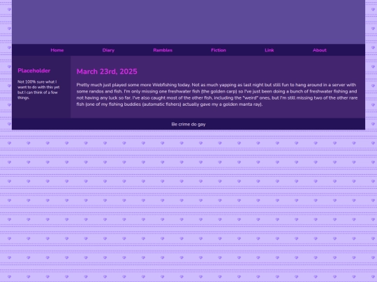 Diary/March 2025/March_23rd_2025 screenshot