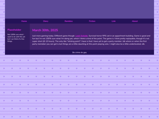 Diary/March 2025/March_30th_2025 screenshot