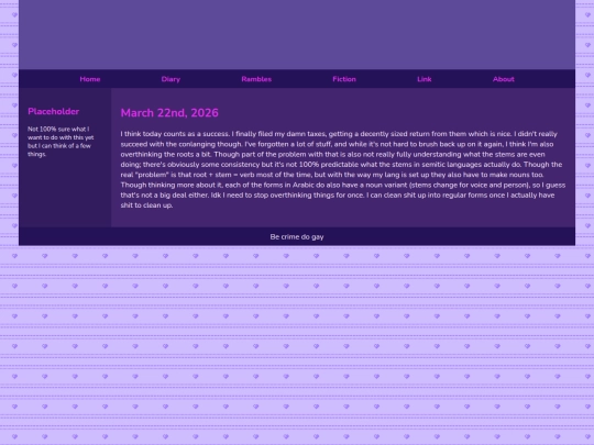 Diary/March 2026/March_22nd_2026 screenshot