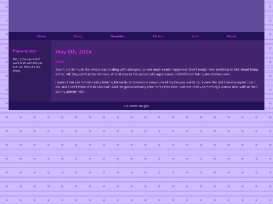 Diary/May 2024/May_8th_2024 screenshot