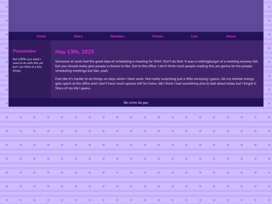 Diary/May 2025/May_13th_2025 screenshot