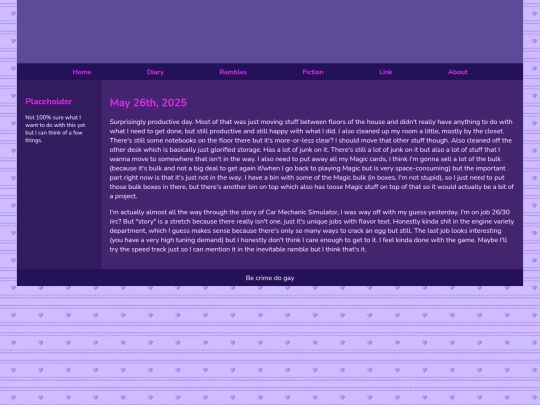 Diary/May 2025/May_26th_2025 screenshot