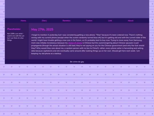 Diary/May 2025/May_27th_2025 screenshot