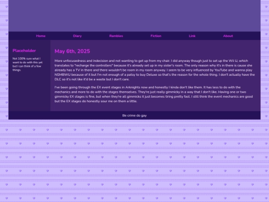 Diary/May 2025/May_6th_2025 screenshot