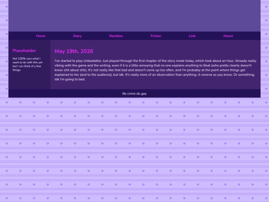 Diary/May 2026/May_19th_2026 screenshot