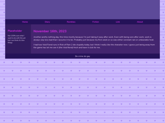 Diary/November 2023/November_16th_2023 screenshot