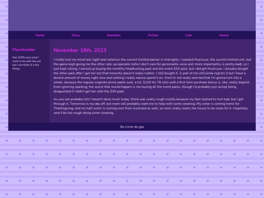 Diary/November 2023/November_18th_2023 screenshot