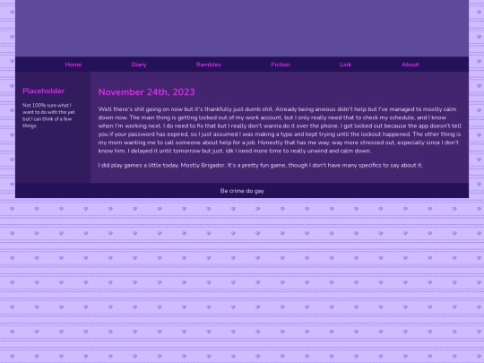 Diary/November 2023/November_24th_2023 screenshot