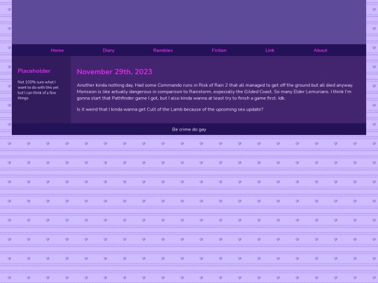 Diary/November 2023/November_29th_2023 screenshot