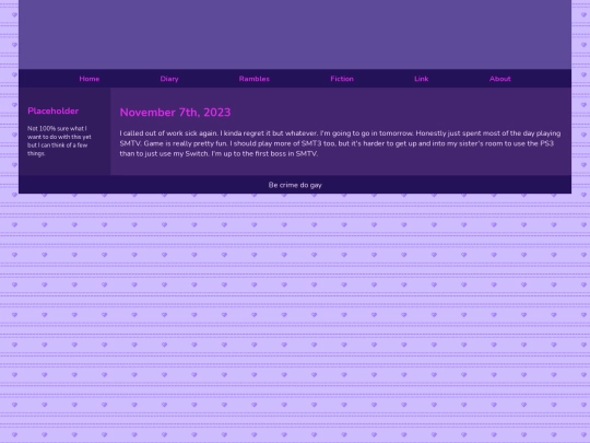 Diary/November 2023/November_7th_2023 screenshot