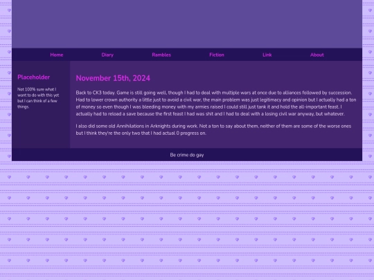 Diary/November 2024/November_15th_2024 screenshot