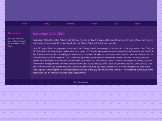 Diary/November 2024/November_21st_2024 screenshot