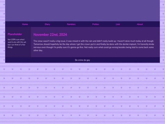 Diary/November 2024/November_22nd_2024 screenshot