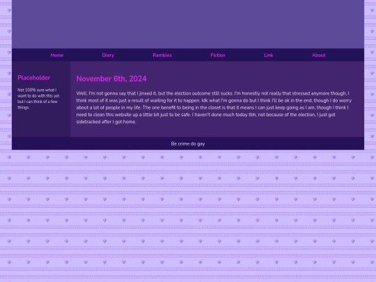 Diary/November 2024/November_6th_2024 screenshot