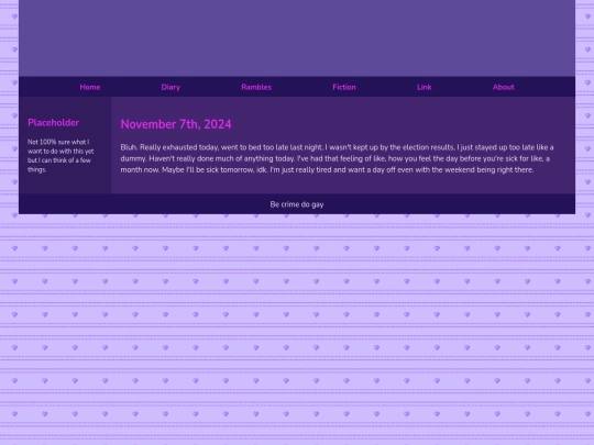 Diary/November 2024/November_7th_2024 screenshot