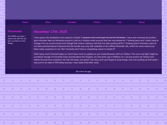Diary/November 2025/November_17th_2025 screenshot