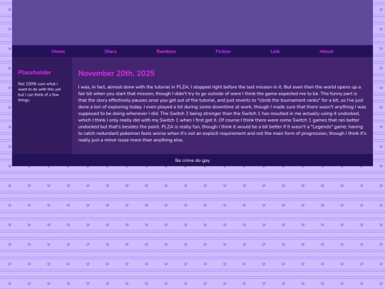 Diary/November 2025/November_20th_2025 screenshot