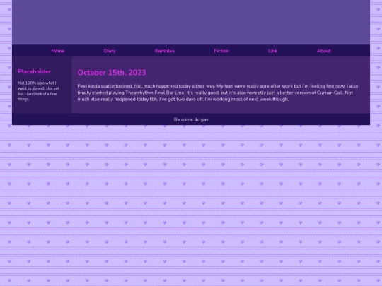 Diary/October 2023/October_15th_2023 screenshot