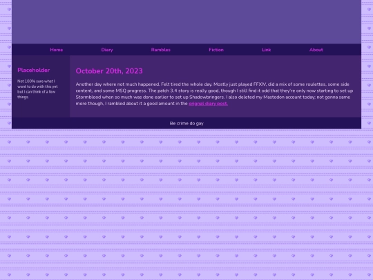 Diary/October 2023/October_20th_2023 screenshot