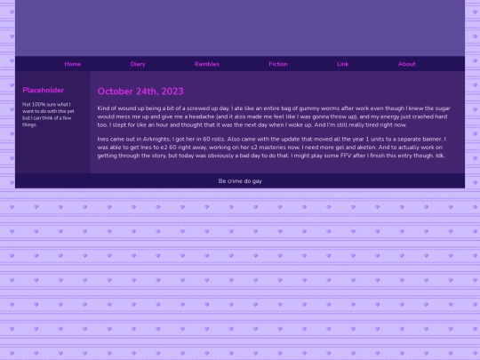 Diary/October 2023/October_24th_2023 screenshot