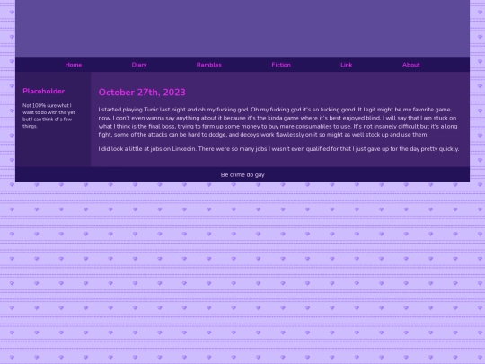 Diary/October 2023/October_27th_2023 screenshot
