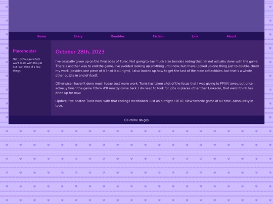 Diary/October 2023/October_28th_2023 screenshot