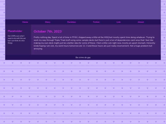 Diary/October 2023/October_7th_2023 screenshot