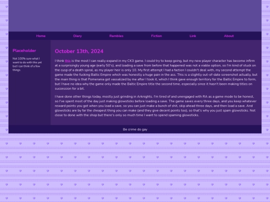 Diary/October 2024/October_13th_2024 screenshot