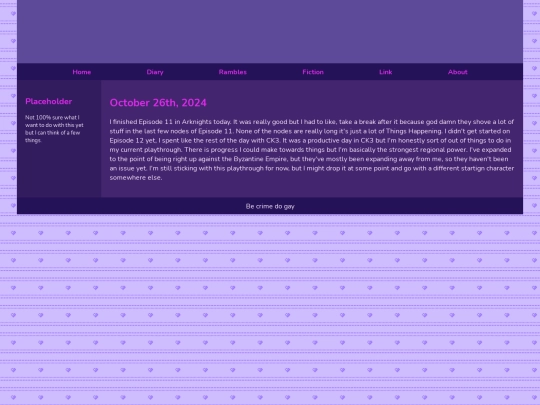 Diary/October 2024/October_26th_2024 screenshot