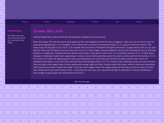 Diary/October 2024/October_28th_2024 screenshot