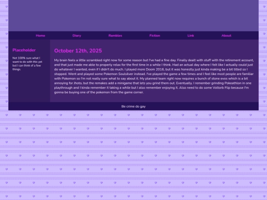 Diary/October 2025/October_12th_2025 screenshot
