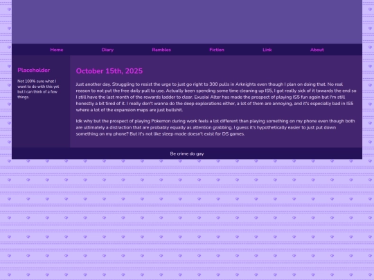 Diary/October 2025/October_15th_2025 screenshot