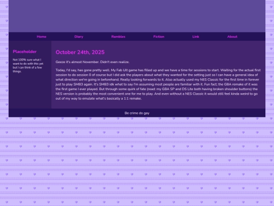 Diary/October 2025/October_24th_2025 screenshot