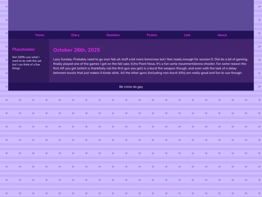 Diary/October 2025/October_26th_2025 screenshot